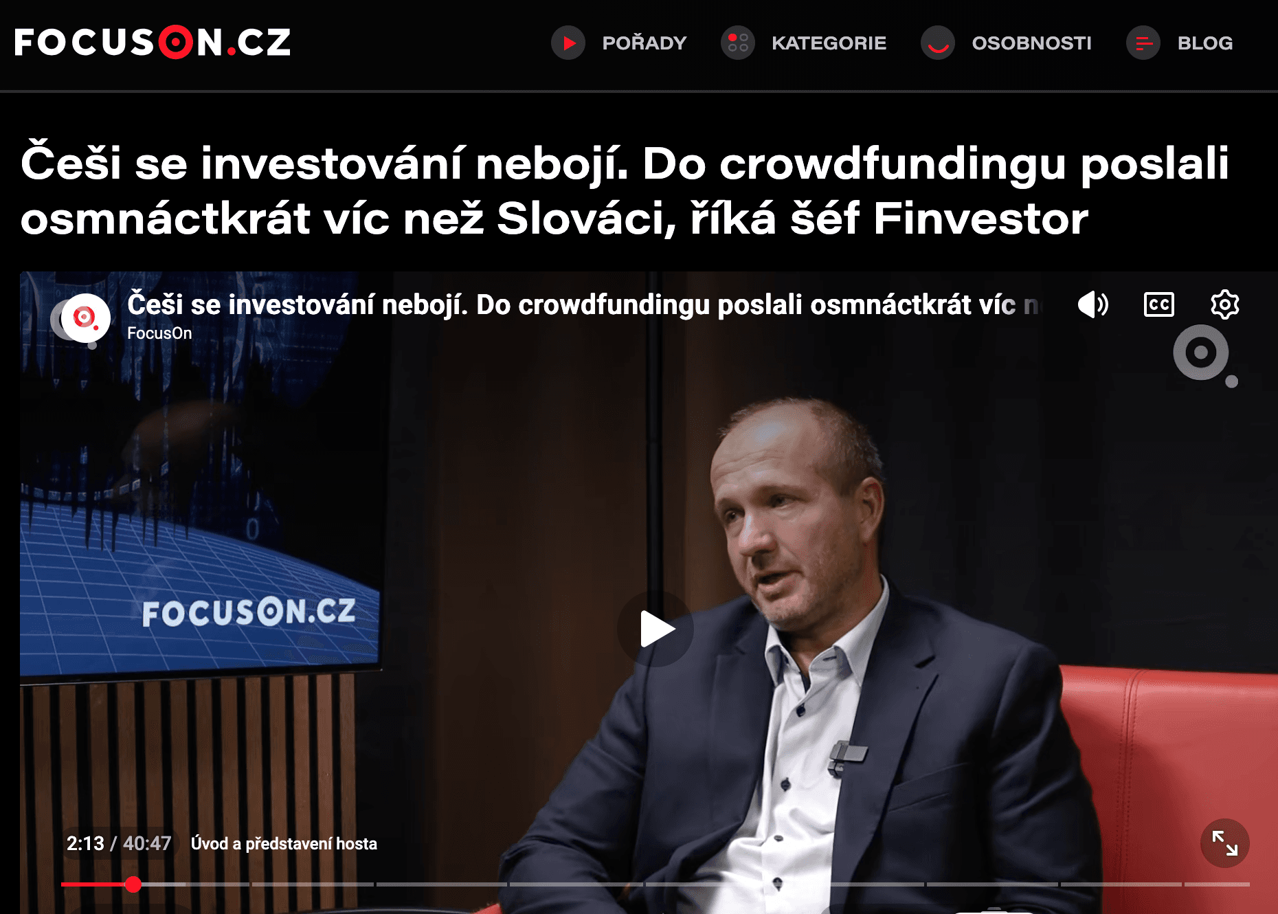Andrej Barath v poradu FocusOn